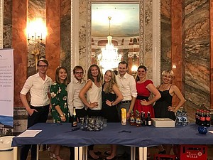 Die Fachschaft bei der Absolventenfeier